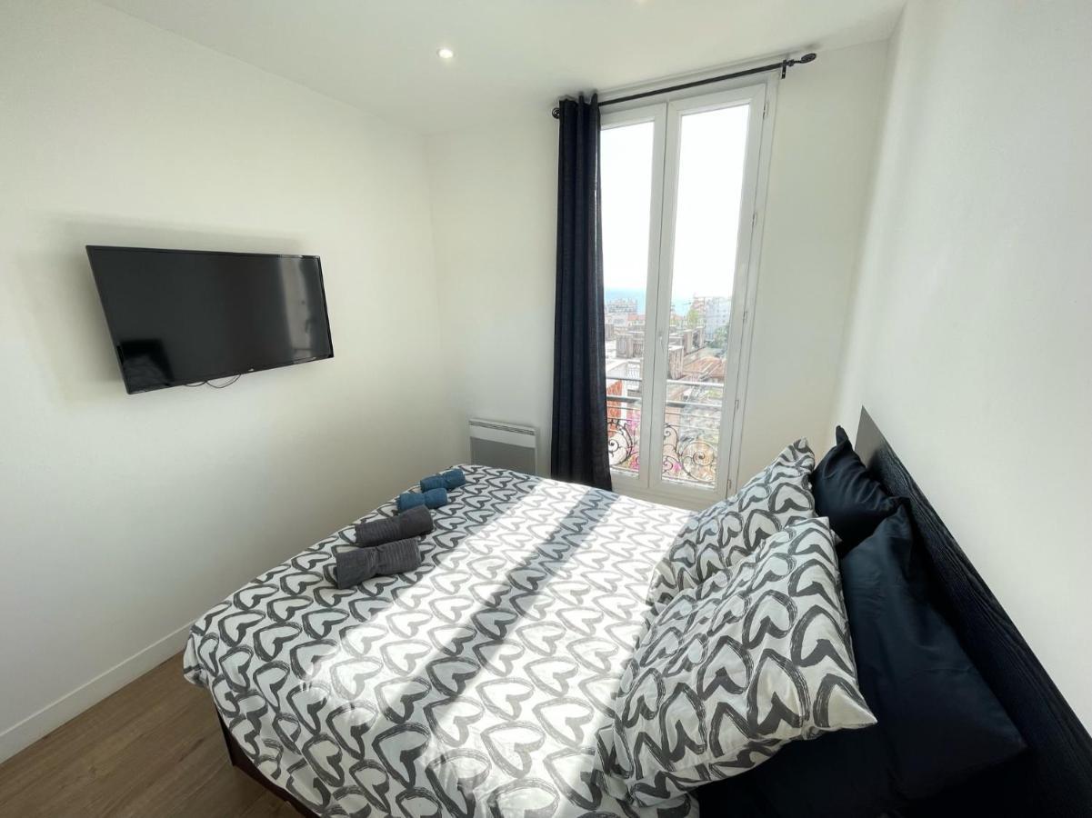 Nice Renting - Cambrai - Luxurious Sea View Terrasse - King Bed - Parking - Ac - Fully Equipped Exteriör bild